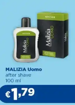 Acqua & Sapone MALIZIA Uomo after shave offerta