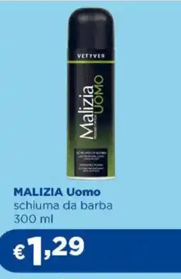 Acqua & Sapone MALIZIA Uomo schiuma da barba offerta