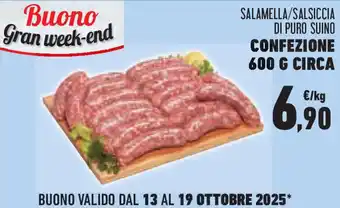 Conad Superstore Salamella/salsiccia di puro suino offerta