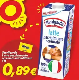 Iper Super Conveniente Sterilgarda Latte parzialmente scremato microfiltrato offerta