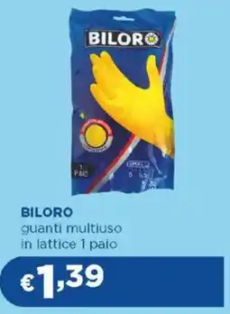 Acqua & Sapone BILORO guanti multiuso in lattice 1 paio offerta