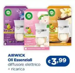 Acqua & Sapone AIRWICK Oli Essenziali diffusore elettrico + ricarica offerta
