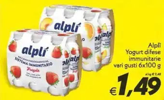 Iper Super Conveniente Alpli Yogurt difese immunitarie offerta