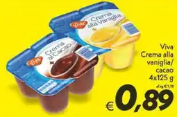 Iper Super Conveniente Viva Crema alla vaniglia/ cacao offerta