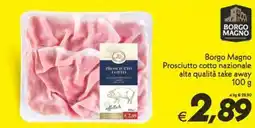 Iper Super Conveniente Borgo Magno Prosciutto cotto nazionale alta qualità take away offerta