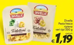 Iper Super Conveniente Divella Pasta fresca ripiena vari tipi offerta