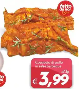 Iper Super Conveniente Cosciotto di pollo in salsa barbecue offerta