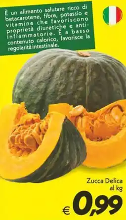 Iper Super Conveniente Zucca Delica offerta