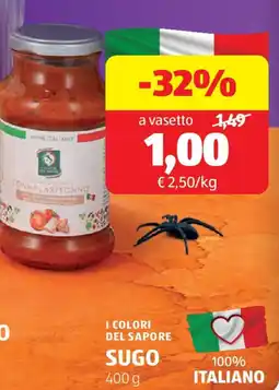 ALDI I colori del sapore sugo offerta