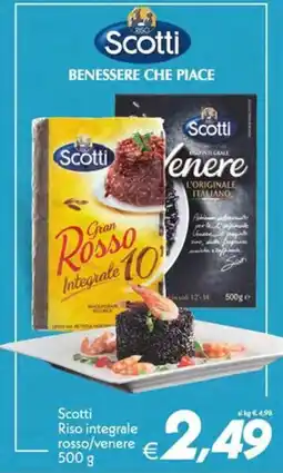 Iper Super Conveniente Scotti Riso integrale rosso/venere offerta