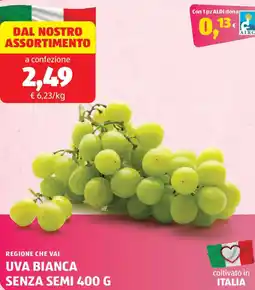 ALDI Regione che vai uva bianca senza semi offerta