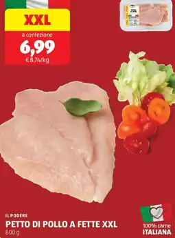 ALDI Il podere petto di pollo a fette xxl offerta