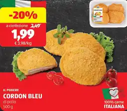 ALDI Il podere cordon bleu di pollo offerta