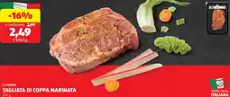 ALDI Il podere tagliata di coppa marinata offerta
