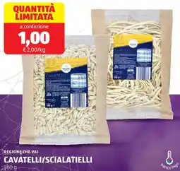 ALDI Regione che vai cavatelli/scialatielli offerta