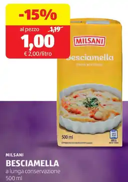 ALDI Milsani besciamella a lunga conservazione offerta