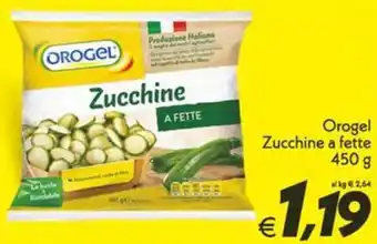 Iper Super Conveniente Orogel Zucchine a fette offerta