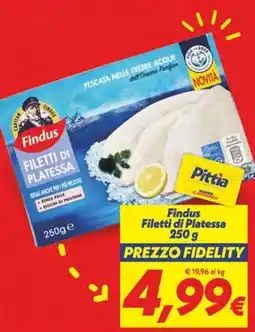 Iper Super Conveniente Findus Filetti di Platessa offerta