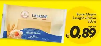 Iper Super Conveniente Borgo Magno Lasagne all'uovo offerta