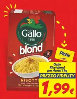 Iper Super Conveniente Gallo Riso blond per risotti offerta