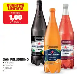 ALDI SAN PELLEGRINO aranciata chinotto cocktail offerta