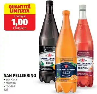 ALDI SAN PELLEGRINO aranciata chinotto cocktail offerta