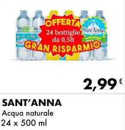 Iper Tosano SANT'ANNA Acqua naturale offerta