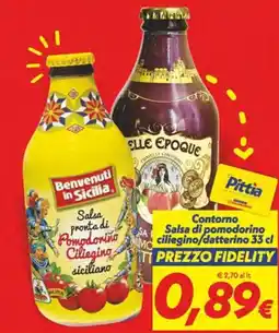 Iper Super Conveniente Contorno Salsa di pomodorino ciliegino/datterino offerta