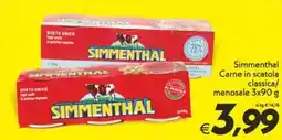 Iper Super Conveniente Simmenthal Carne in scatola classica/ menosale offerta