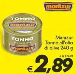 Iper Super Conveniente Marazur Tonno all'olio di oliva offerta