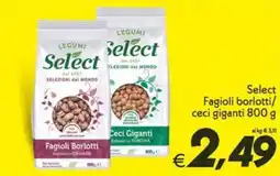 Iper Super Conveniente Select Fagioli borlotti/ ceci giganti offerta