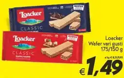 Iper Super Conveniente Loacker Wafer offerta