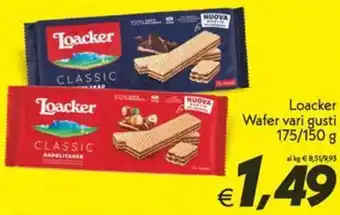 Iper Super Conveniente Loacker Wafer offerta