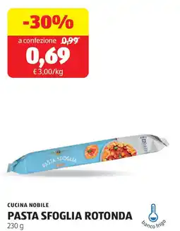 ALDI Cucina nobile pasta sfoglia rotonda offerta