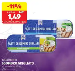ALDI Almare seafood sgombro grigliato offerta