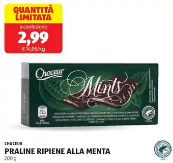 ALDI Choceur praline ripiene alla menta offerta