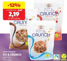 ALDI Happy harvest fit & crunch offerta