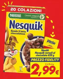 Iper Super Conveniente Nestlé Nesquik cereali al cioccolato offerta