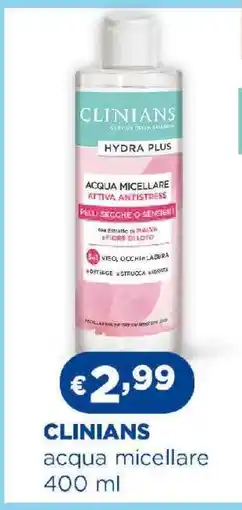 Acqua & Sapone CLINIANS acqua micellare 400 ml offerta
