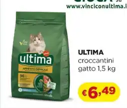 Acqua & Sapone ULTIMA croccantini gatto 1,5 kg offerta