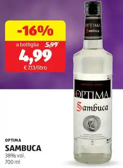 ALDI Optima sambuca offerta
