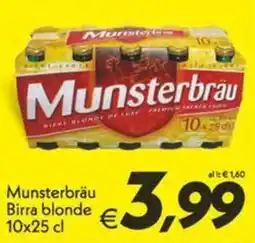 Iper Super Conveniente Munsterbräu Birra blonde offerta