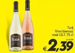 Iper Super Conveniente Turà Vino bianco/ rosè I.G.T. offerta