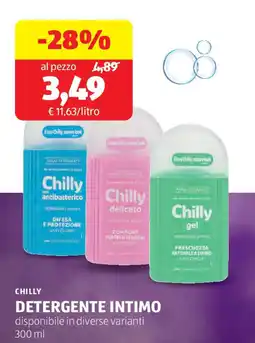 ALDI Chilly detergente intimo offerta