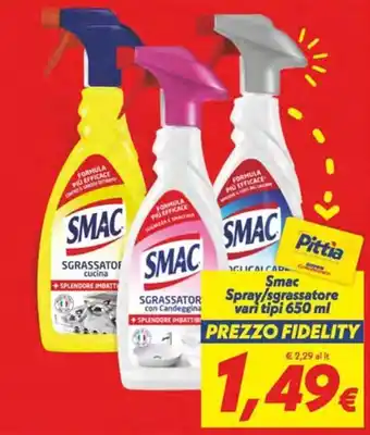 Iper Super Conveniente Smac Spray/sgrassatore offerta