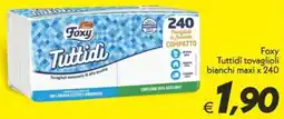 Iper Super Conveniente Foxy Tuttidi tovaglioli bianchi maxi offerta