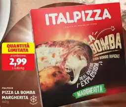 ALDI Italpizza pizza la bomba margherita offerta