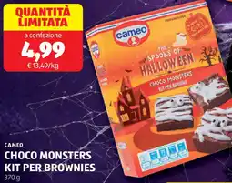 ALDI Cameo choco monsters kit per brownies offerta
