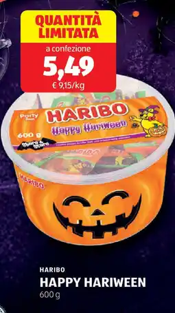 ALDI Haribo happy hariween offerta