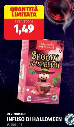 ALDI Westminster infuso di halloween offerta